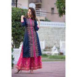 Jaipuri Work Cotton Kurti