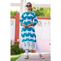 Ladies Cotton Designer Long Kurti