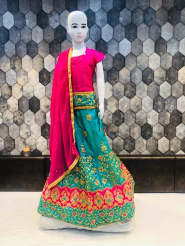 Designer and Fancy kids wear lehenga Choli by Bindiya Prints Pvt Ltd 