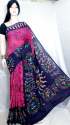 BATIK PRINT MALMAL SAREE
