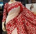BATIK PRINT MALMAL SAREE thumb 2