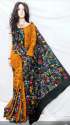 BATIK PRINT MALMAL SAREE thumb 5