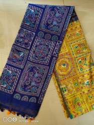 Casual Printed Silk Cotton Handloom Saree