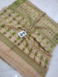 Cotton thread BD Style Dhakai Jamdani soft quality Saree