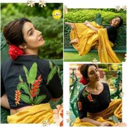 Designer Black Blouse