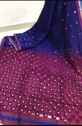 Designer Handloom Cut work Saree