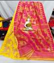 Designer Two Shed Jandani Cotton Silk Saree thumb 2