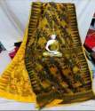 Designer Two Shed Jandani Cotton Silk Saree thumb 4