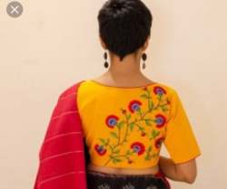 Designer Yellow Blouse