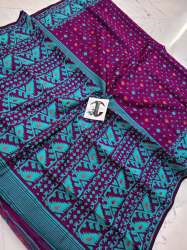 Elegant Cotton Thread Jamdani Dhakai Saree