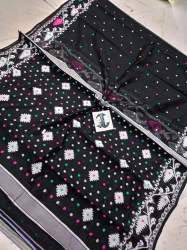 Exclusive Cotton thread Dhakai Jamdani soft quality Saree