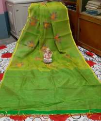 Fancy Jamdani Silk Embroidered Saree 