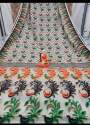 Fancy Motiv Work Printed Cotton Silk Saree thumb 1