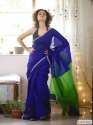 Fancy Plain Silk Cotton Handloom Saree thumb 3