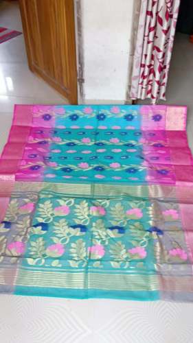 Fancy Tant Banarasi Silk Saree