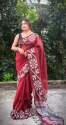 Fashionable Pure Linen Weaving Saree  thumb 13