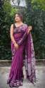 Fashionable Pure Linen Weaving Saree  thumb 6