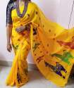 Handloom Silk Cotton Embroidered Saree