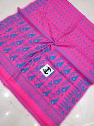 Handloom soft Dhakai Jamdani allover cotton thread butta Saree