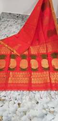 Party wear Silk Cotton Jamdani Saree