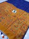 Party Wear Silk cotton Madhubani Print  thumb 10