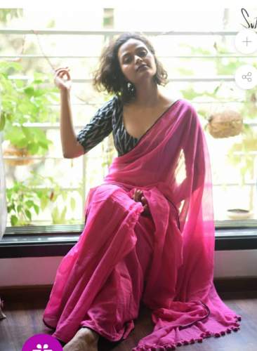 PLANE COTTON SAREE