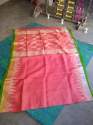 Pure Linen Handweaving Temple Border Saree thumb 4