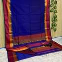 Pure Silk cotton Maheswari Handloom Saree  thumb 16