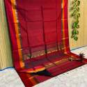 Pure Silk cotton Maheswari Handloom Saree  thumb 8
