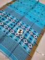 Pure Tant Maslin Handweaving soft quality Saree thumb 5