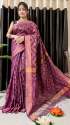 Silkcotton CopperZari Weaving Designer saree thumb 2