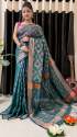 Silkcotton CopperZari Weaving Designer saree thumb 8