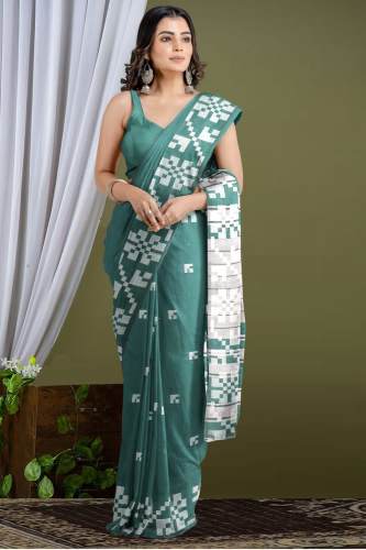 Soft Cotton Handloom Saree from Kolkata