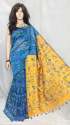 Tantusha Printed Handloom cotton silk saree