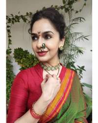 Casual wear Maharashtrian Khan Saree