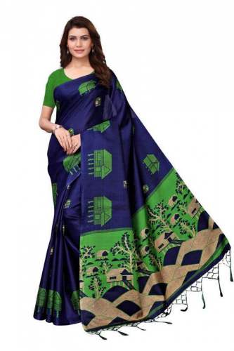 Designer Gorgeous Khadi Sarees With Jhalar