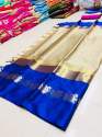 Duck Design Pure Soft Silk Cotton Sarees thumb 1