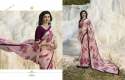 Elegant Printed Linen Silk Sarees thumb 2