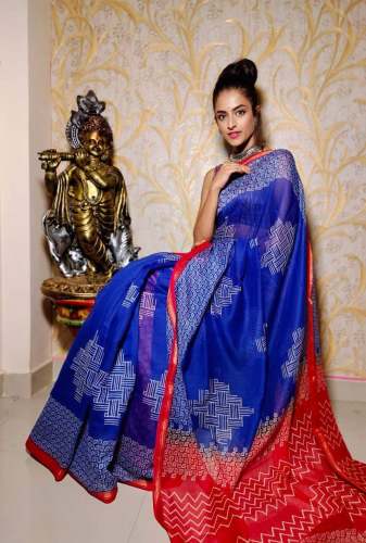 Exclusive Light Weight Chanderi Cotton Saree
