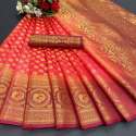 Naylon silk Saree With jari work with Rich Pallu thumb 4