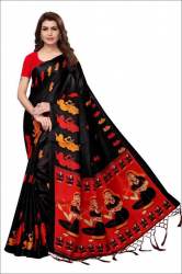 Premium Khadi Sarees With Jhalar