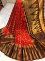 Rich pallu Border Gold Zari Designer Silk Saree thumb 2