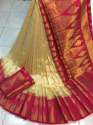 Rich pallu Border Gold Zari Designer Silk Saree thumb 3
