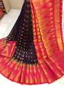 Rich pallu Border Gold Zari Designer Silk Saree thumb 4