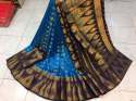 Rich pallu Border Gold Zari Designer Silk Saree thumb 5