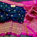 ROSE Pure Soft lichi banarasi KATAN SAREE thumb 3