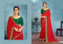 VIHANA Fancy Embroidery Butti Work Saree thumb 3