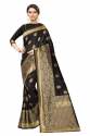 Zari Border Banarasi Silk Weaving Sarees thumb 4