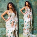 ruffle-saree