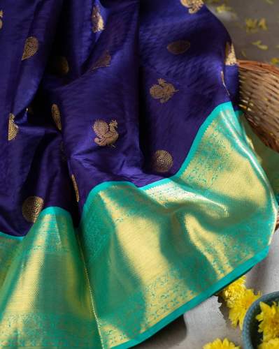 silk saree by Varuni Couture